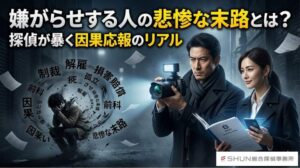 嫌がらせする人の悲惨な末路とは？探偵が暴く因果応報のリアル