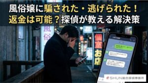 風俗嬢に騙された・逃げられた！返金は可能？探偵が教える解決策