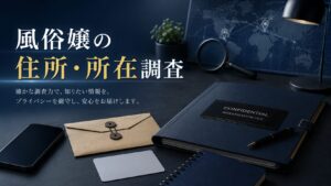 風俗嬢の住所・所在調査について解説する記事のイメージ