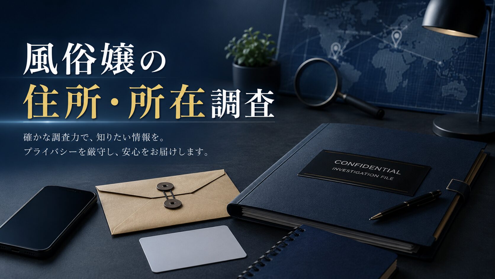 風俗嬢の住所・所在調査について解説する記事のイメージ