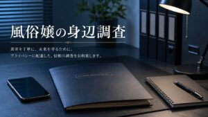 風俗嬢の身辺調査について解説する記事のイメージ