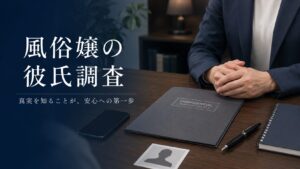 風俗嬢の彼氏や同棲相手に関する調査を解説する記事のイメージ