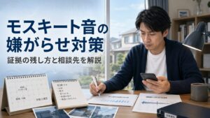 モスキート音の嫌がらせ対策として証拠の残し方と相談先を整理する相談者